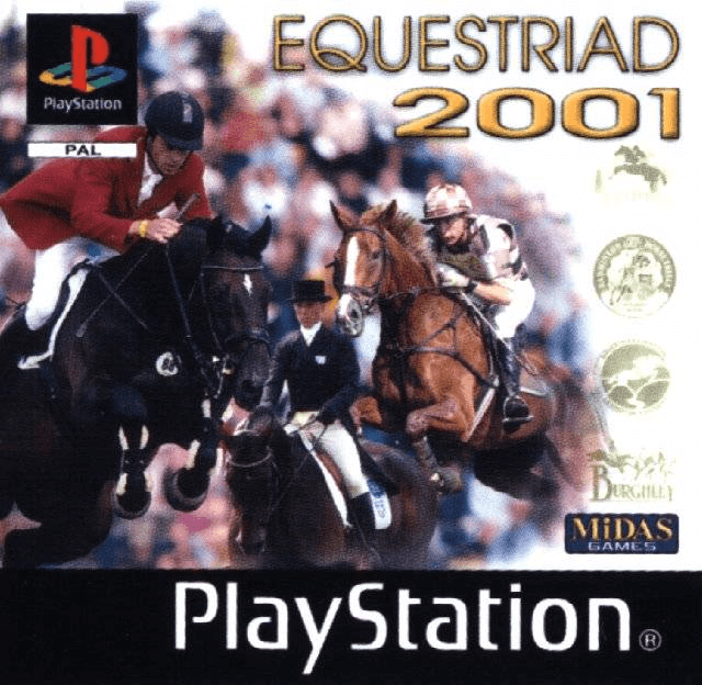 Equestriad 2001 box art for Playstation